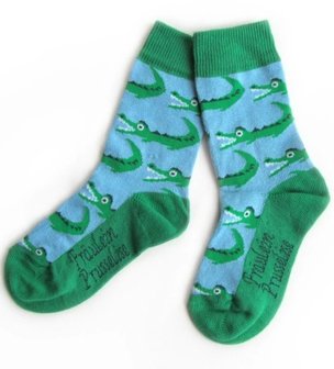 Bio-katoenen sokken met krokodil 