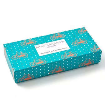 Bike & Spots cadeaudoos 2 paar bamboesokken