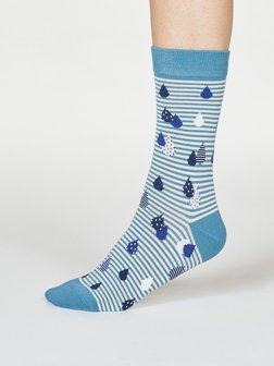 bamboesokken river blue
