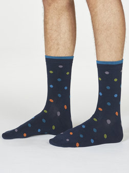 donkerblauwe sokken