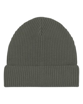 fisherman beanie khaki