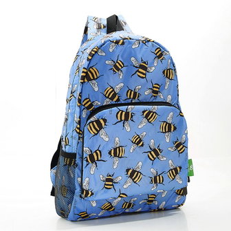 Eco Chic rugzak bijen - blauw