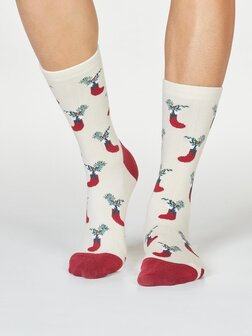 Damessokken cadeaudoos kerstsokken - Nesie