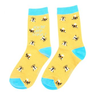 sokken bijenprint