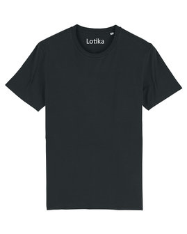 T-shirt zwart  bio katoen