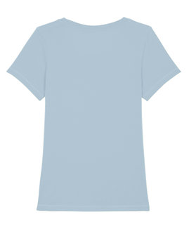 dames t-shirt sky blue