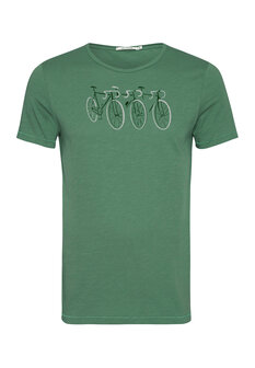 groen shirt fietsen