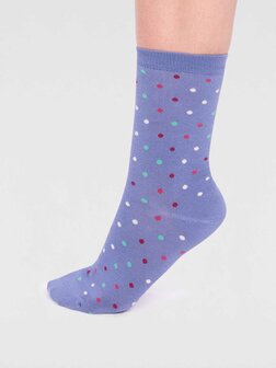 sokken blauw met print