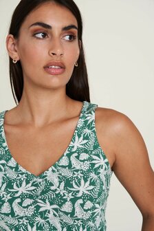 tanktop katoen groen