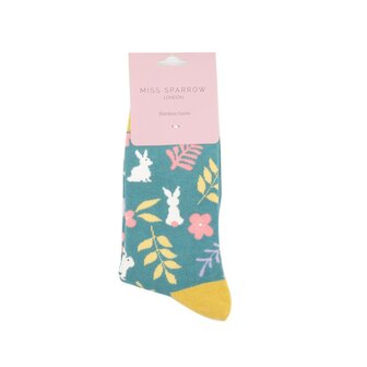 sokken met bunny print