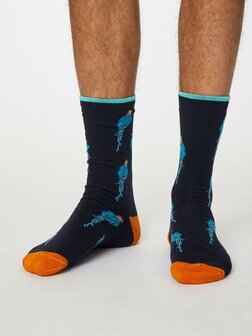 Thought navy sokken