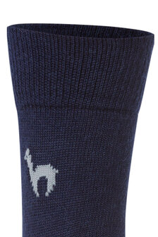 Alpaca logo op sokken