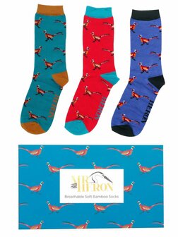 Mr Heron sokken cadeaudoos