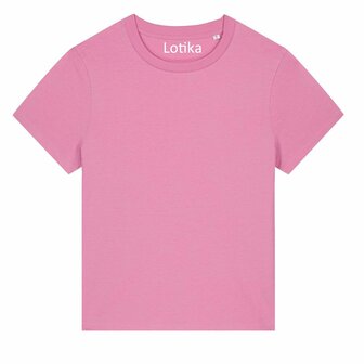 Saar T-shirt dames biologisch katoen - pink