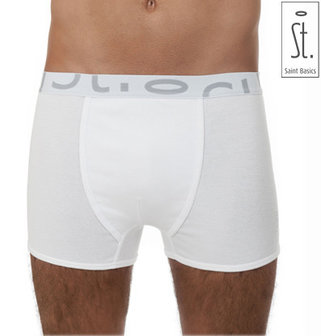 Stationair rand onderhoud Saint Basics boxershort Florian wit - Lotika