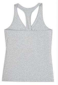 Comazo tanktop grijs gem&ecirc;leerd maat 44