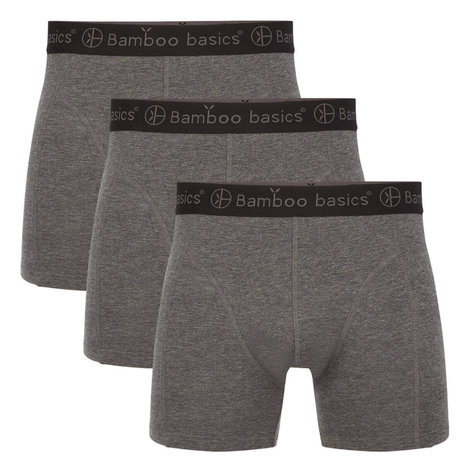 bamboe boxershort grijs