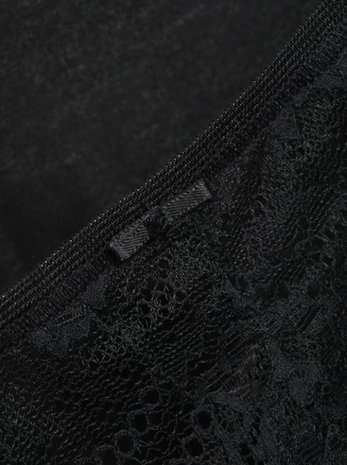 zwarte kanten slip