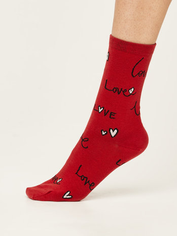 rode sokken hartjes