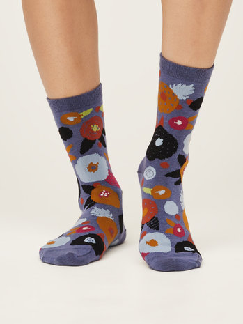 blueberry blue damessokken-