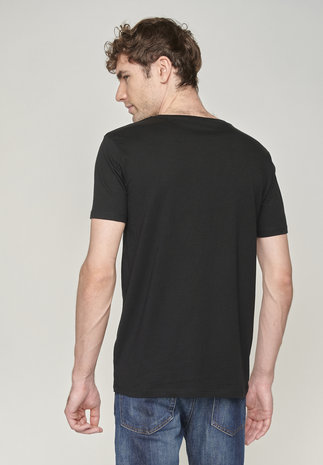 zwart katoenen T-shirt