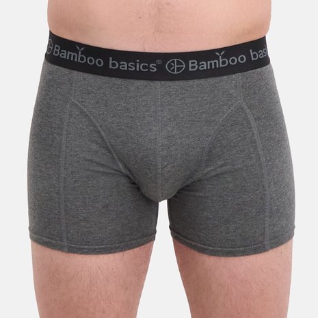 bamboe boxershort grijs