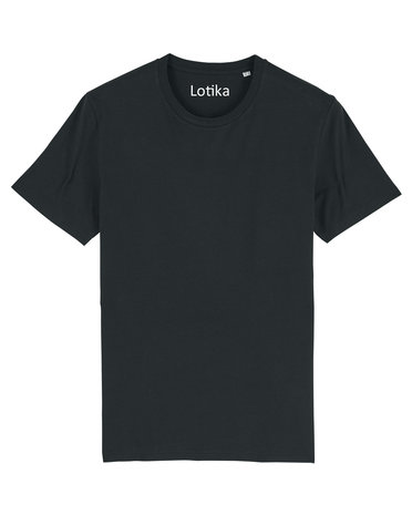 T-shirt zwart  bio katoen