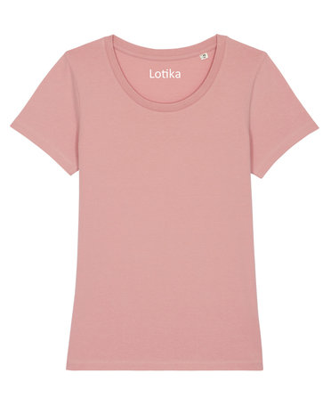 Te voet Zakje Pellen Lotika dames T-shirt canyon pink - Lotika