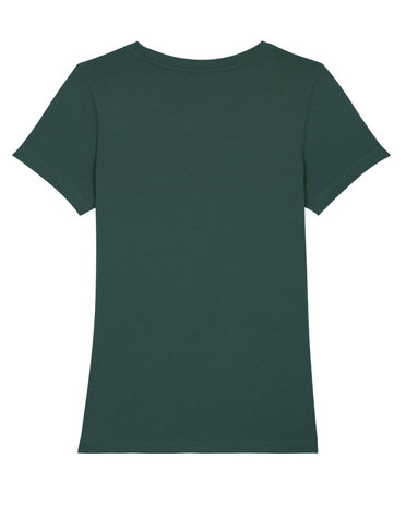 shirt dames bio katoen groen