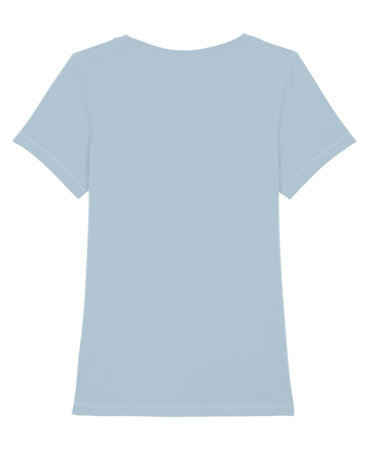 dames t-shirt sky blue