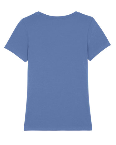 dames T-shirt bright blue