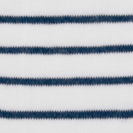 wit blauw gestreepte sokken