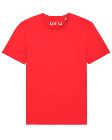 T-shirt katoen rood