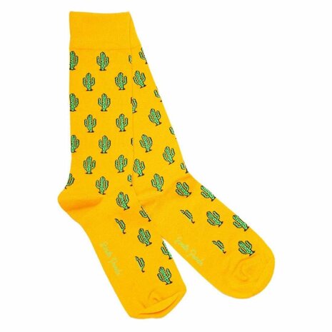 gele sokken cactus
