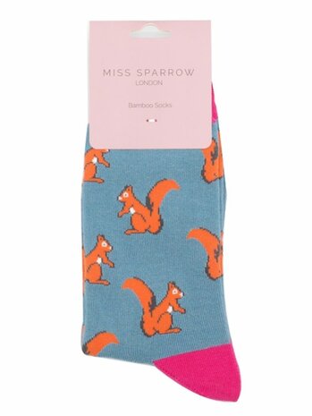 Miss Sparrow sokken eekhoorn