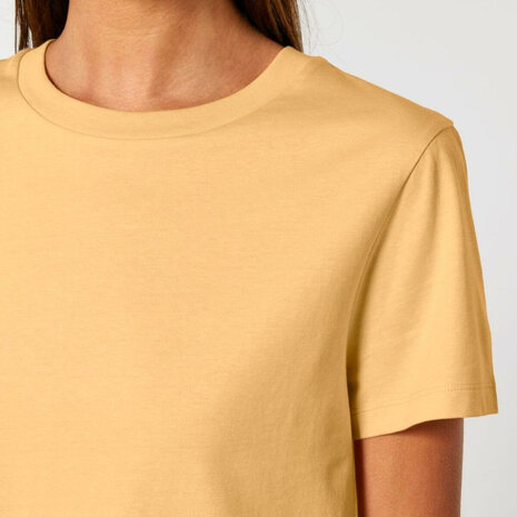 dames T-shirt geel