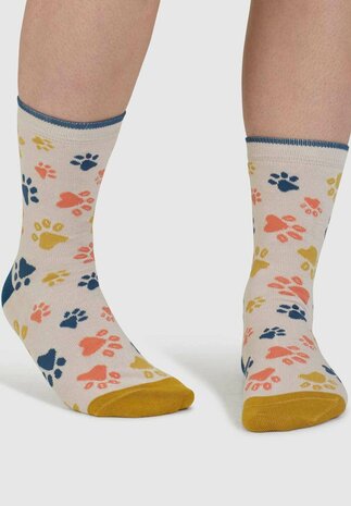 sokken met kattenpootjes