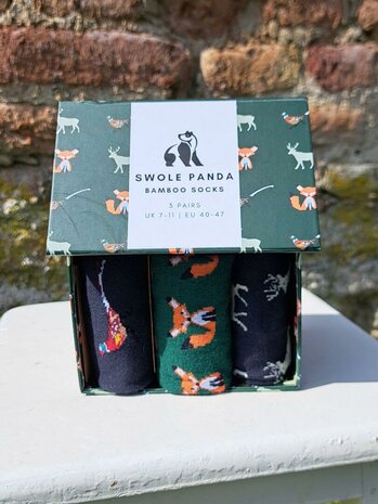 sokken cadeaudoos Swole Panda