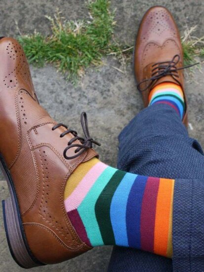 sokken gestreept swole panda