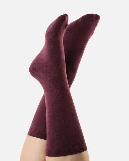 Albero Natur sokken bordeaux