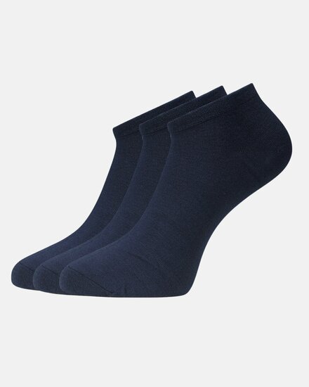bamboe sneakersokken navy