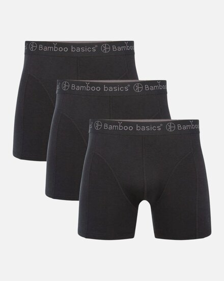 Bamboo Basics bamboe boxershorts Rico &ndash; zwart - mt XXL