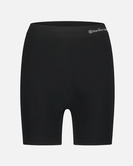 bamboo biker short zwart