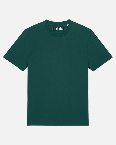 katoenen tshirt glazed green