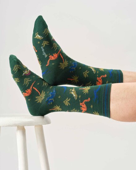 dino sokken heren groen