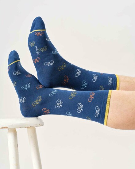 sokken racefietsen deep blue