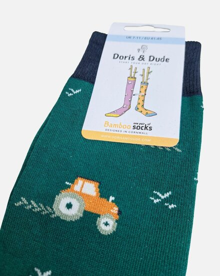 sokken met tractors