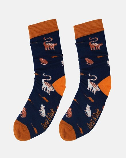 katten sokken navy