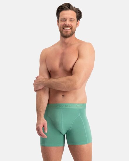 bamboe boxershort groen