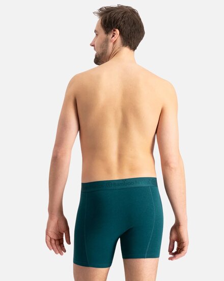 bamboe boxershort petrol